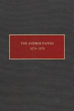 The Andros Papers, 1674-1676