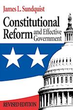 Constitutional Reform and Effective Government
