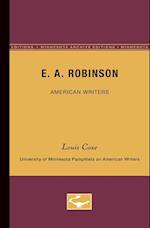 E.A. Robinson - American Writers 17