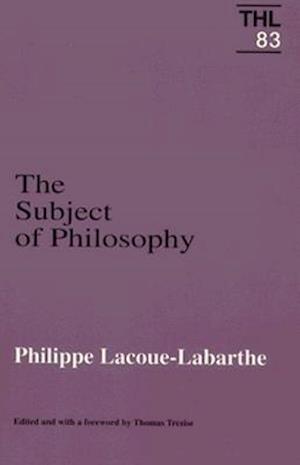 Subject Of Philosophy