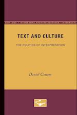 Text and Culture