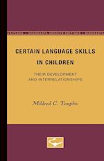 Certain Language Skills in Children