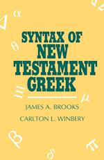 Syntax of New Testament Greek