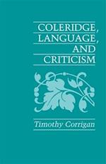 Coleridge, Language and Criticism
