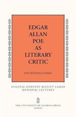 Edgar Allan Poe as Literary Critic