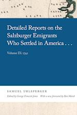 Detailed Reports on the Salzburger Emigrants Who Settled in America...