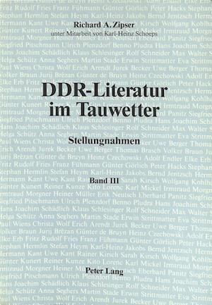 Ddr-Literatur Im Tauwetter