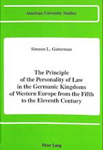 Guterman, S: Principle of the Personality of Law in the Germ