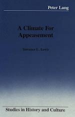 A Climate For Appeasement
