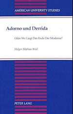Adorno Und Derrida
