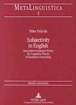 Subjectivity in English