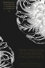 New Insights in Germanic Linguistics II