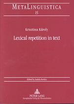 Lexical Repetition in Text