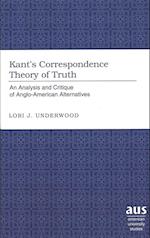 Kant's Correspondence Theory of Truth