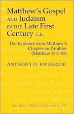 Matthew's Gospel and Judaism in the Late First Century C.E.