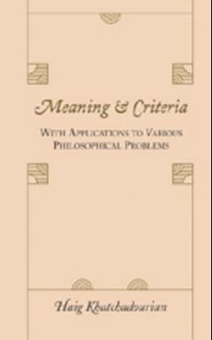 Meaning and Criteria