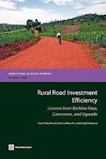 Raballand, G:  Rural Road Investment Efficiency