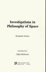 Investigations In Philosophy Of Space