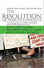 The Resolution of African Conflicts