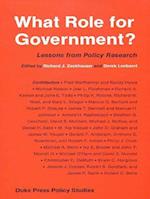 What Role for Government?