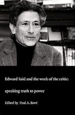 Edward Said and the Work-PB