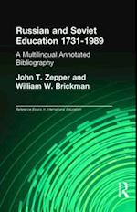 Russian and Soviet Education 1731-1989