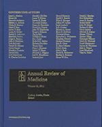 Annual Review Medicine W/ Online, Vol. 62