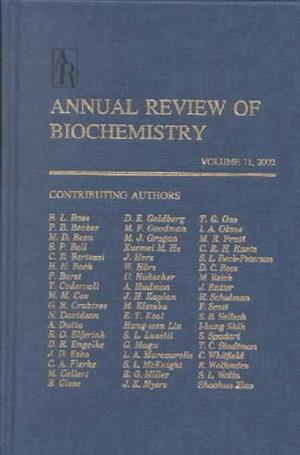 Annual Reviews of Biochemistry Volume 71 with Online Version