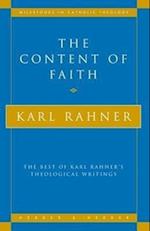 Rahner, K: Content of Faith