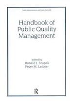 Handbook of Public Quality Management