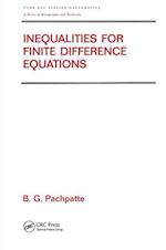 Inequalities for Finite Difference Equations