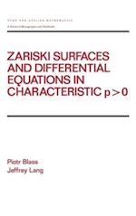 Zariski Surfaces and Differential Equations in Characteristic P < O