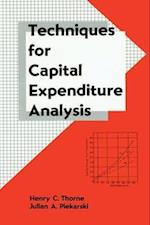 Techniques for Capital Expenditure Analysis