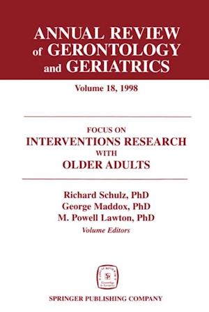 Annual Review of Gerontology and Geriatrics, Volume 18, 1998