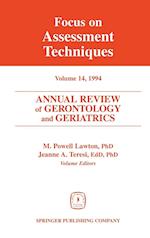 Annual Review of Gerontology and Geriatrics, Volume 14, 1994