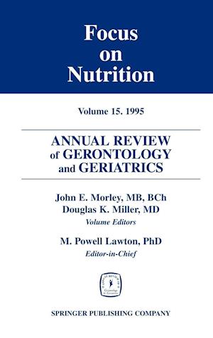 Annual Review of Gerontology and Geriatrics, Volume 15, 1995