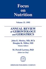 Annual Review of Gerontology and Geriatrics, Volume 15, 1995