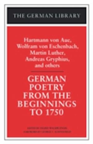 German Poetry from the Beginnings to 1750