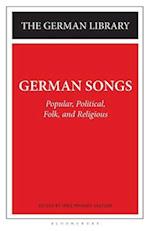 German Songs: Popular, Political, Folk, and Religious 