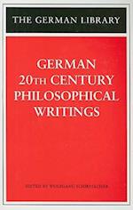 German 20th Century Philosophical Writings