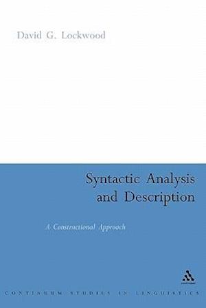 Syntactic Analysis and Description