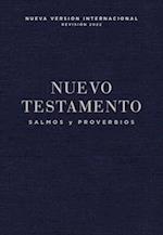 Nvi, Nuevo Testamento de Bolsillo, Con Salmos Y Proverbios, Tapa Rústica, Azul Añil