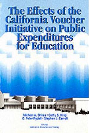 The Effects of the California Voucher Initiative on Public Expenditures for Education