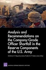 Analysis and Recommendations on the Company-Grade Officer Shortfall in the Reserve Components of the U.S. Army