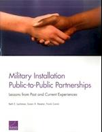 Military Installation Public-To-Public Partnerships