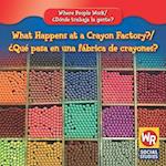 What Happens at a Crayon Factory?/Que Pasa En Una Fabrica de Crayones?