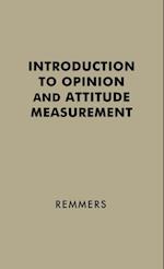 Introduction to Opinion and Attitude Measurement