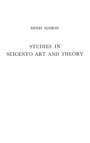 Studies in Seicento Art and Theory