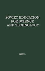 Soviet Education for Science and Technology