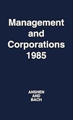Management and Corporations, 1985